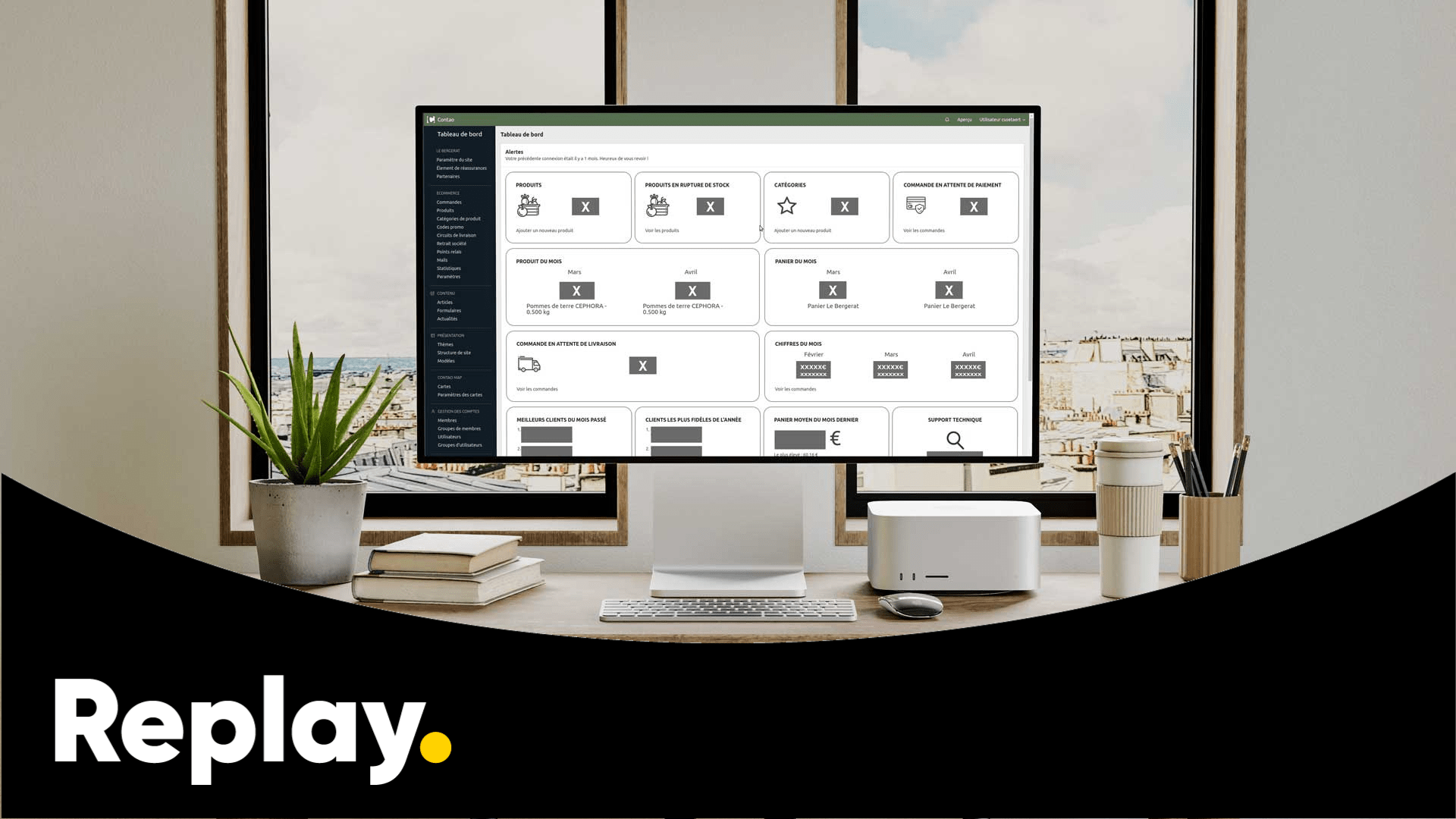 Etude de cas tableau de bord ecommerce